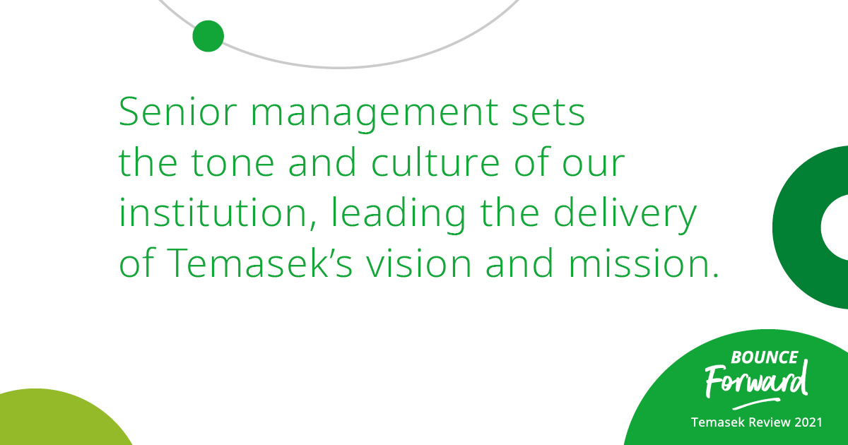 Senior Management - Institution - Temasek Review 2021